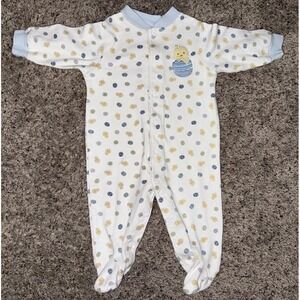 Carter's Just One Year Infant Easter Sleep & Play Sleeper 3-6 M Chick eggs Blue